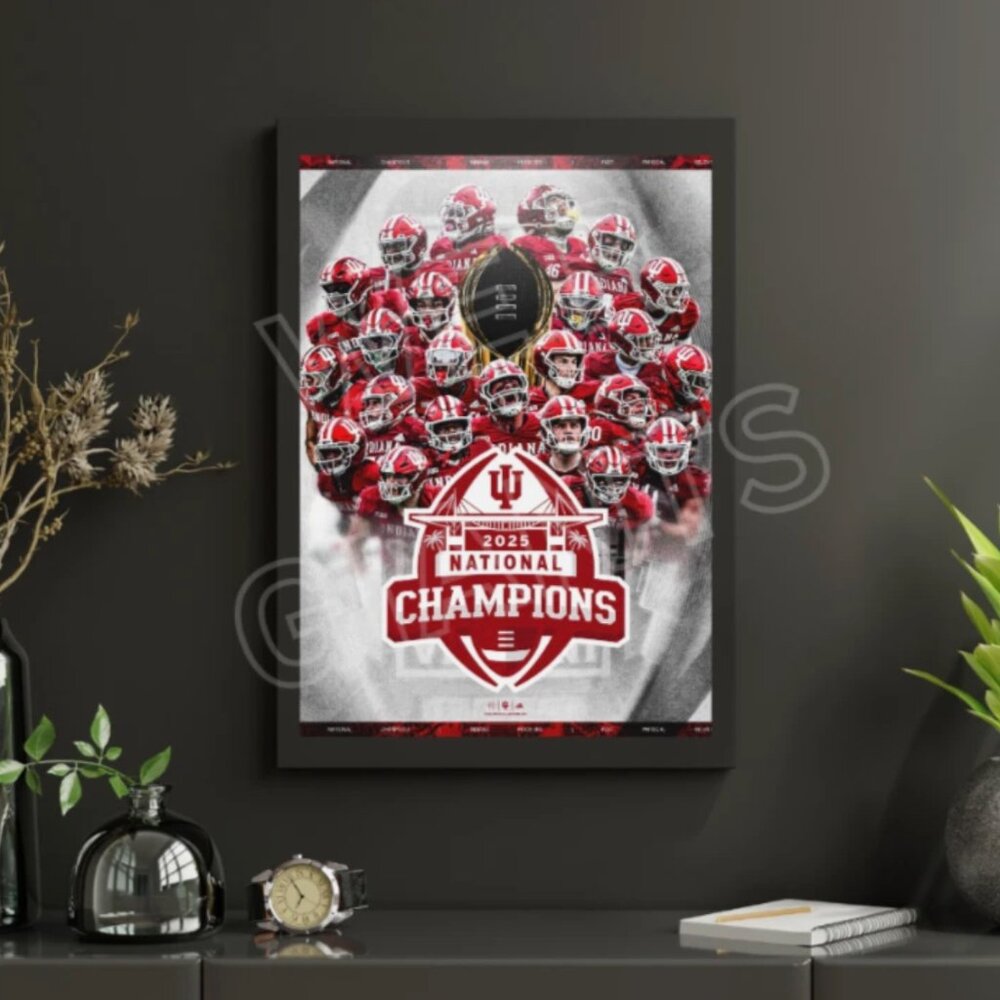 National Champions Indiana Hoosiers Football 11x17 Art Print